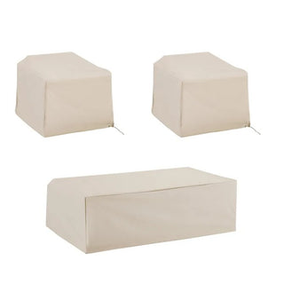 Crosley Furniture 3 PC Furniture Cover Set in Tan Color