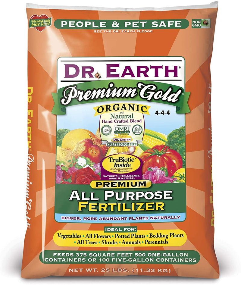 Dr. Earth Premium Gold All Purpose Fertilizer 25 LBS.