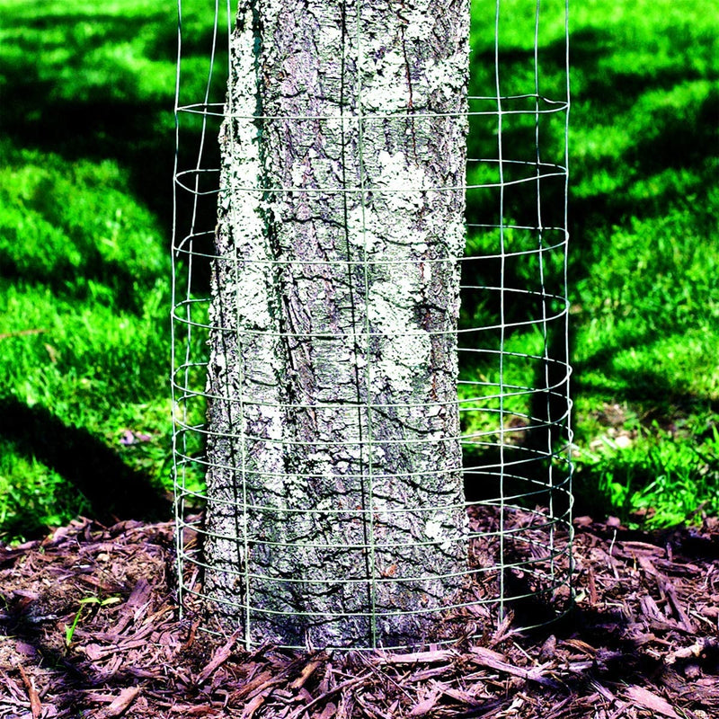 Origin Point Garden Zone 28 Inches x 50 Feet 16-Gauge Galvanized Rabbit Guard Garden Fence