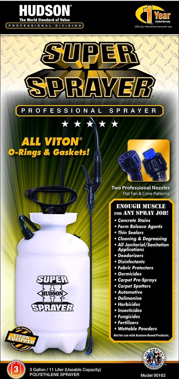 Hudson 90163 Super Sprayer Professional 3 Gallon Sprayer Poly