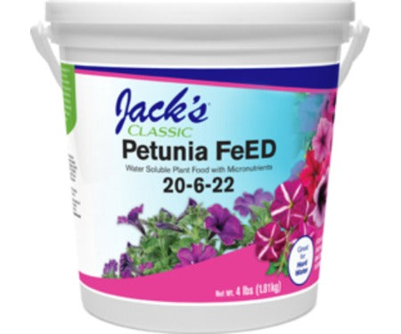 Petunia FeED Water Soluble Plant Food - 20-6-22 (4 lb. Tub)