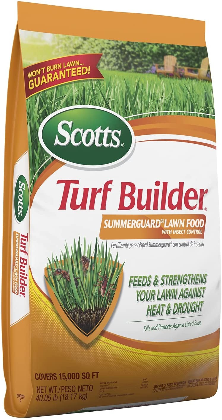 Scotts Turf Builder SummerGuard Lawn Food with Insect Control, 40.05 lbs.