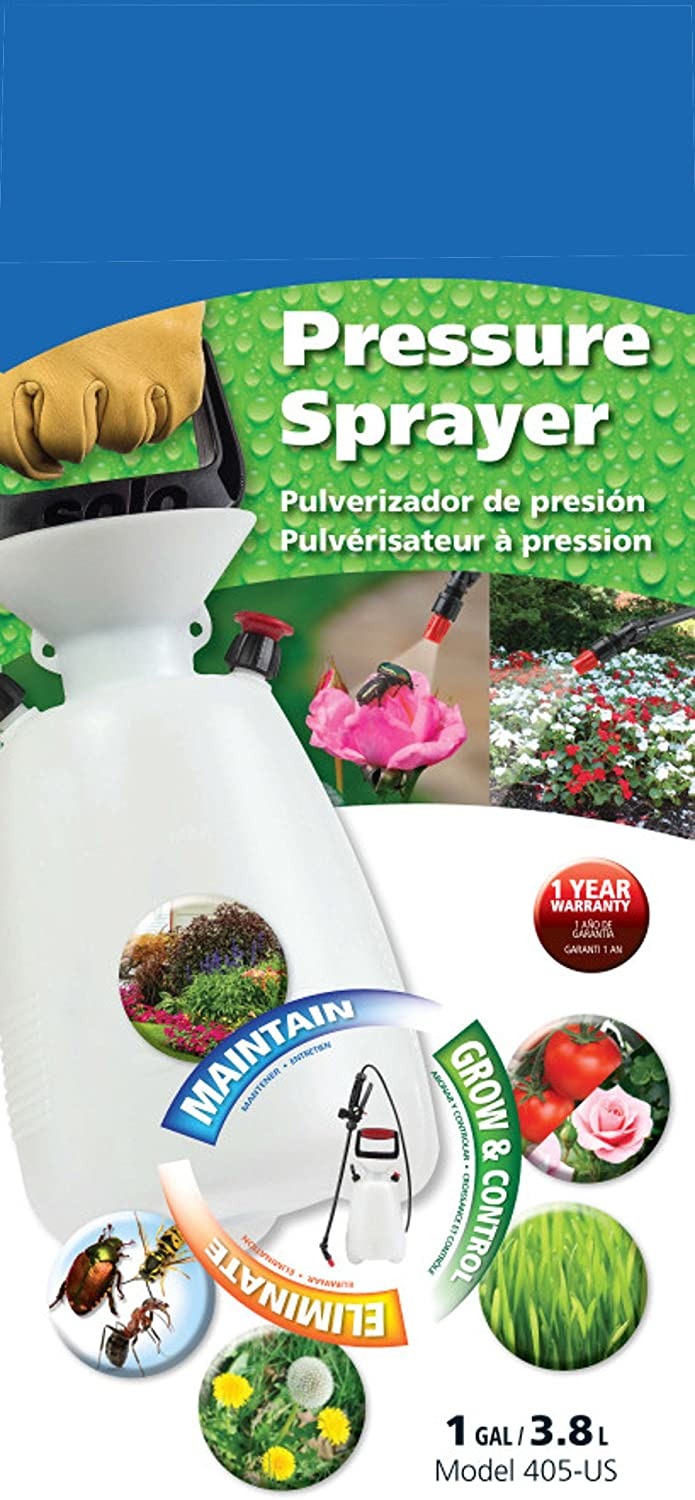 Solo 405US 1-Gallon Handheld Sprayer, with Shut-off Valve and Durable Wand