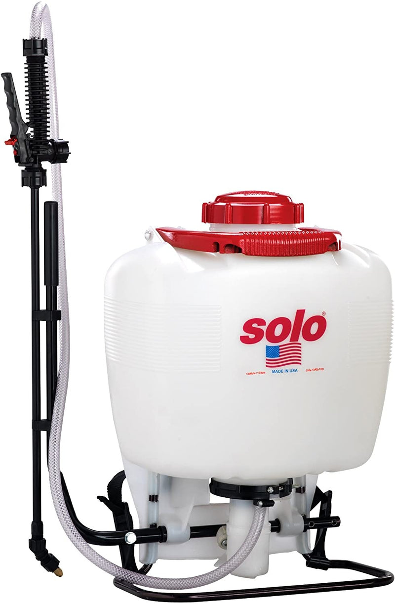 Solo 425-Deluxe 4-Gallon Professional Piston Backpack Sprayer with Deluxe Padded Straps
