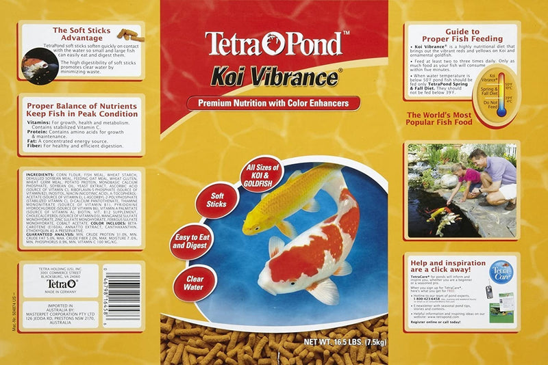 Koi Vibrance Food Sticks (16.5 lb. Box)