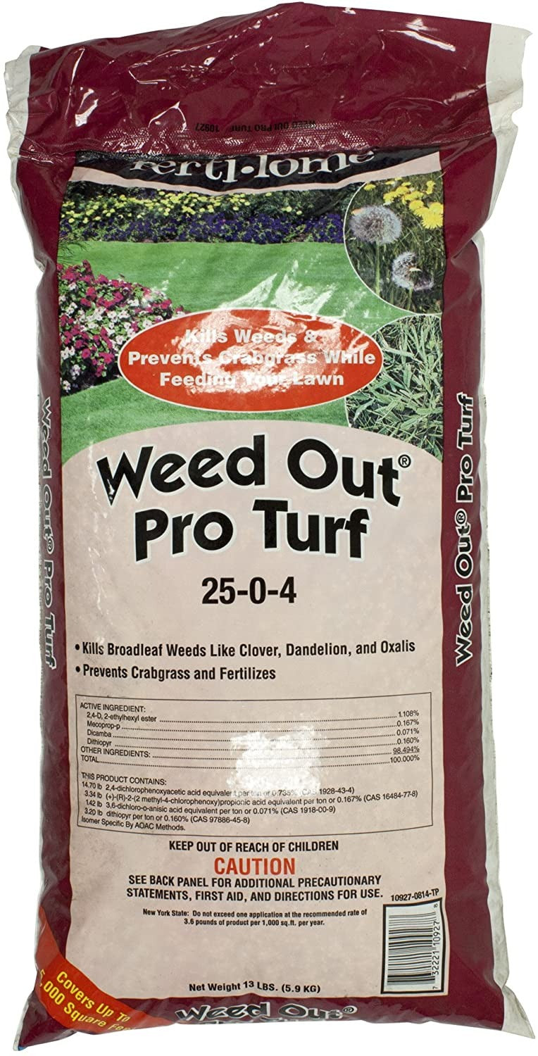 Fertilome Weed Out Pro Turf 25-0-4 Lawn Fertilizer - 13 Pounds