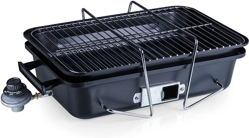 ONIVA - a Picnic Time Brand Vulcan All-In-One Tailgaiting Cooler/BBQ Set with Trolley