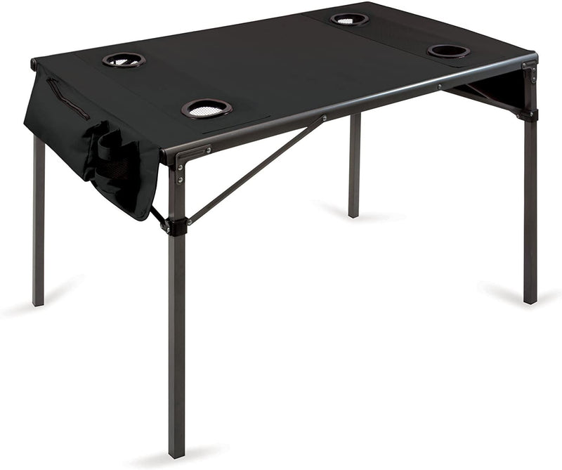 ONIVA - a Picnic Time Brand Portable Soft Top Travel Table, Black , 6 x 6 x 43