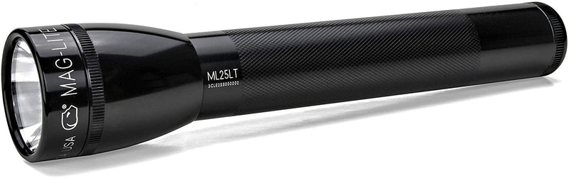 Maglite ML25LT LED 3-Cell C Flashlight, Black - ML25LT-S3016