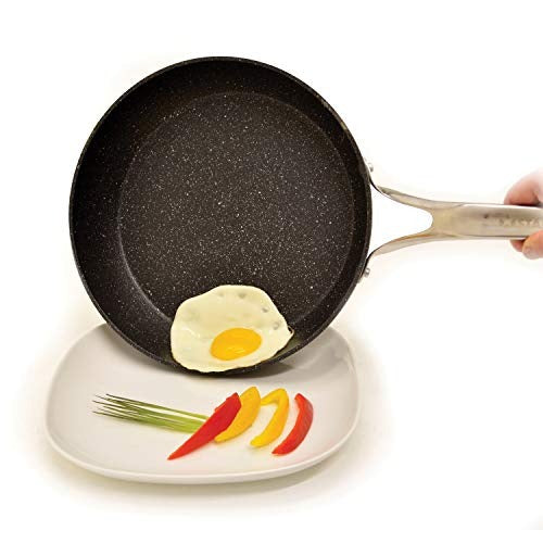 THE ROCK by Starfrit 8" Fry Pan, Black