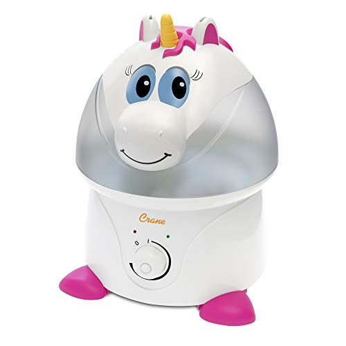 Crane Unicorn USA Cool Mist Humidifier for Kids, 1 Gallon