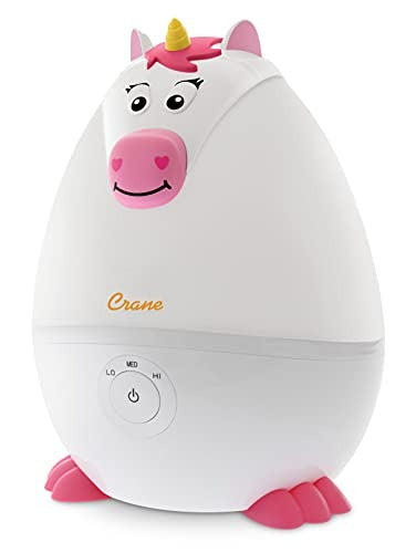 Crane Mini Adorable 0.5 Gallon Cool Mist Humidifier (Unicorn)
