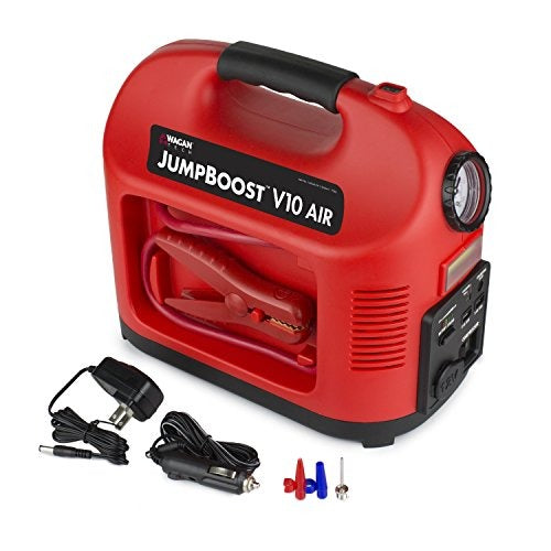 Wagan 7556 JumpBoost V10 Air Jump Starter Air Compressor 12v DC and USB Power Ports