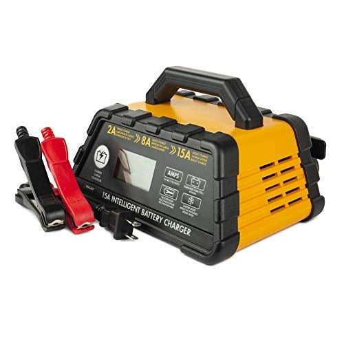 Wagan EL7406 8A Intelligent Battery Charger 6V and 12V Battery Maintainer Fully Automatic Smart Charger