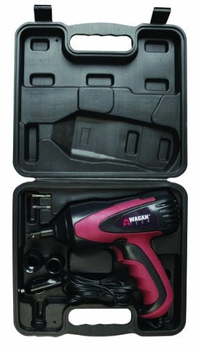 Wagan EL2257 12V DC Mighty Impact Wrench, 1/2 inch 12 Volt Electric Impact Wrench Kit, 271 ft-lbs, Tire Repair Tools with Sockets and Carry Case
