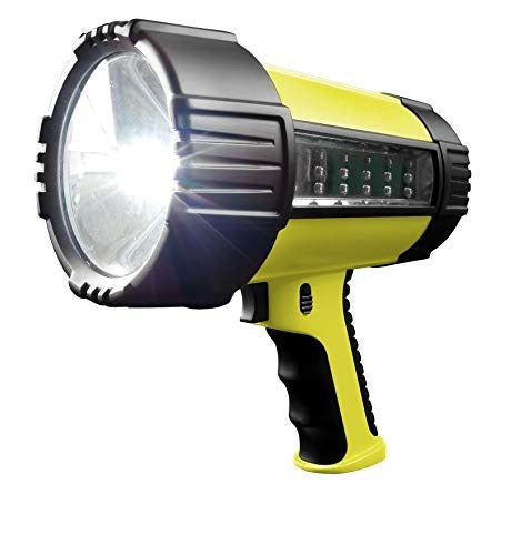 Wagan EL2484 Brite Nite 2 Million LED Spotlight LED Lantern Rechargeable Battery Water Proof, Silver