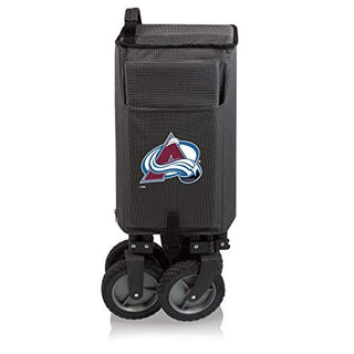 PICNIC TIME NHL Colorado Avalanche Adventure Wagon Folding Wagon - Wagon Cart - Sport Utility Wagon - Beach Wagon Collapsible