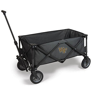 ONIVA - a Picnic Time brand Wake Forest Demon Deacons - Adventure Wagon Portable Utility Wagon, (Dark Gray)