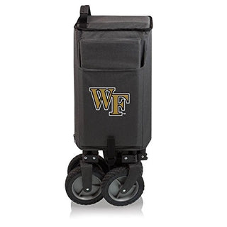 ONIVA - a Picnic Time brand Wake Forest Demon Deacons - Adventure Wagon Portable Utility Wagon, (Dark Gray)