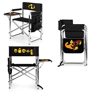 Pixar Disney Incredibles 2 The Incredibles Portable Folding Sports Chair, Black