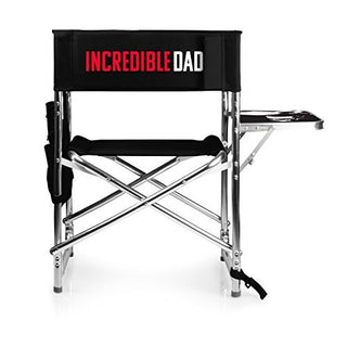 Disney/Pixar Incredibles 2 Mr. Incredible Portable Folding Sports Chair, Black