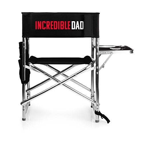 Disney/Pixar Incredibles 2 Mr. Incredible Portable Folding Sports Chair, Black