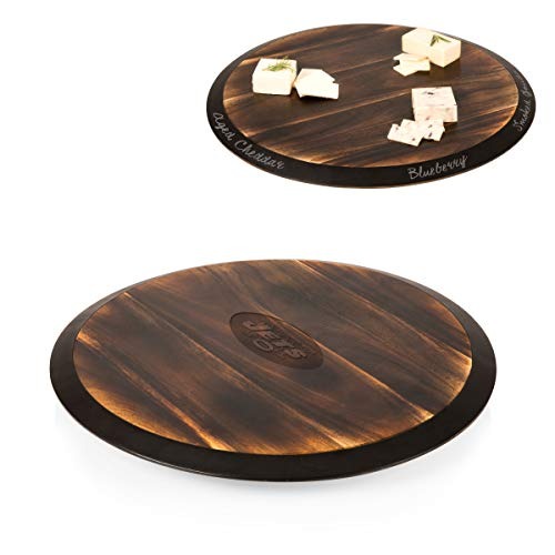 PICNIC TIME NFL New York Jets Lazy Susan Turntable Tray