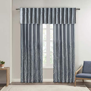 Andora Window Valance, Blue, 50 x 18 in