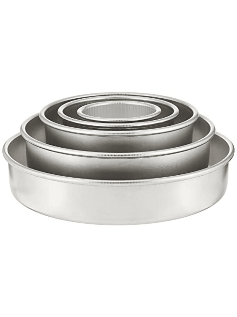 Nordic Ware Naturals Aluminum Bakeware Layer Cake Pan, Silver
