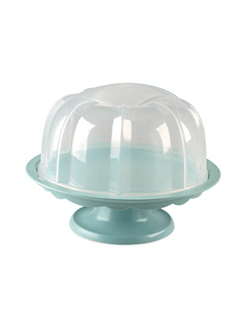 Nordic Ware 1804 Bundt Cake Stand with Locking Dome Lid, Clear