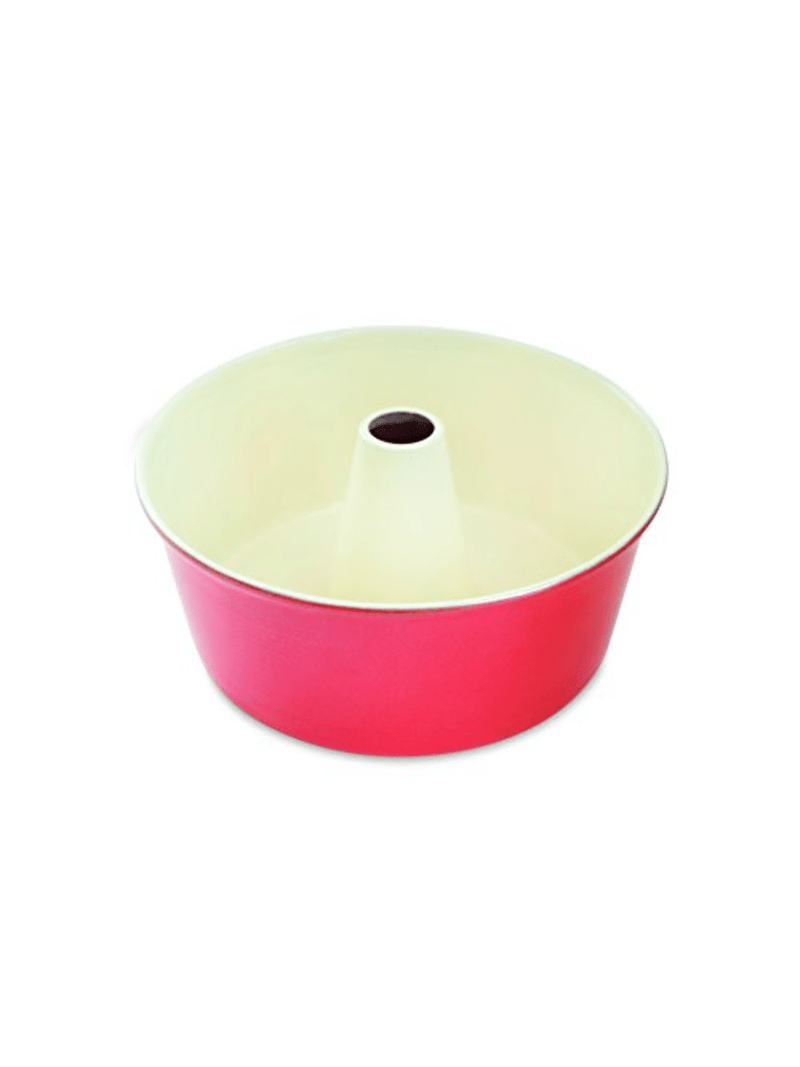 Nordic Ware Angel Food Cake Pan, 16-Cup, Red