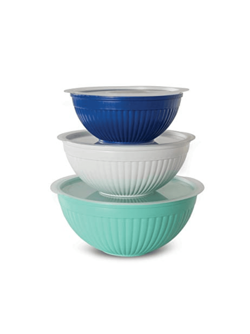 Nordic Ware Covered Bowl Set, 6-pc, Set of 6, Coastal Colors