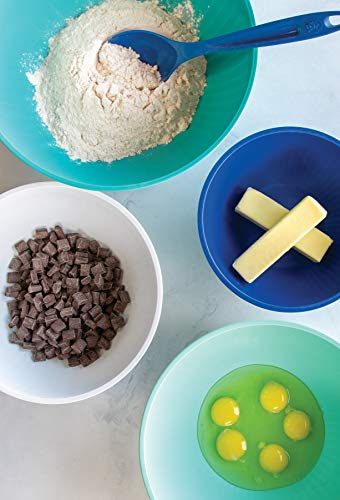 Nordic Ware Prep & Serve Mixing Bowl Set, 4-pc, Set of 4, Coastal Colors