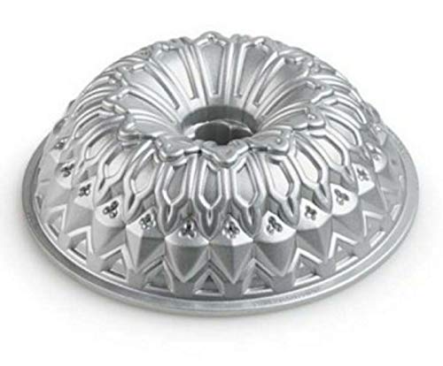 Nordic Ware Stained Glass Bundt Pan, Metallic