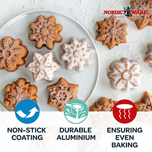 Nordic Ware Frozen Snowflake Cakelet Pan