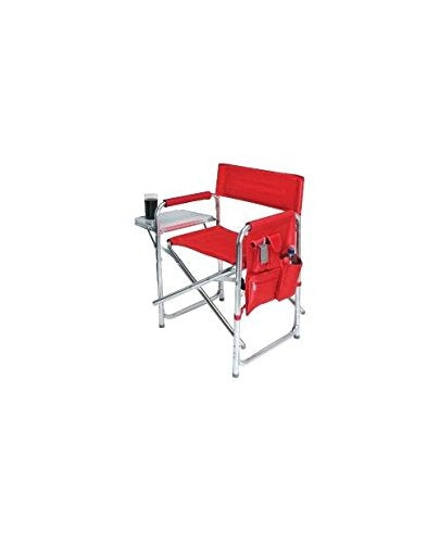 Picnic Time 809-00-100-374-0 University of Mississippi Printed Sports Chair44; Red