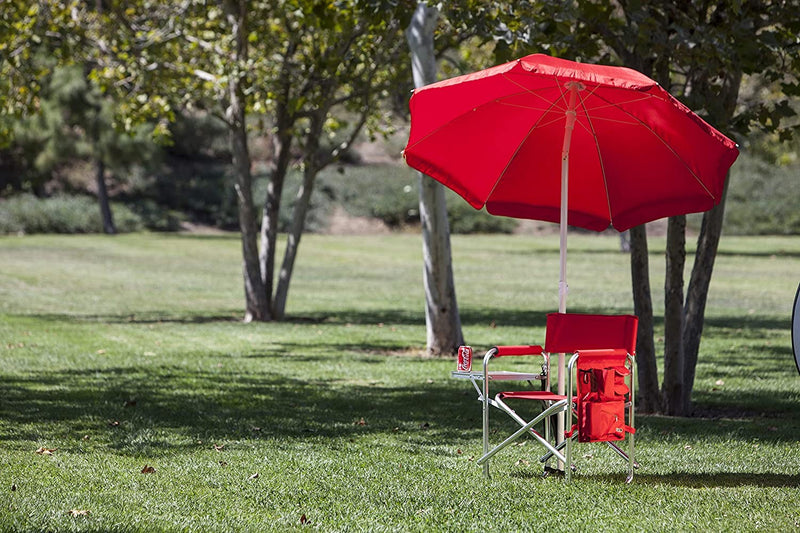 ONIVA - a Picnic Time Brand Portable Folding Sports Chair, Red