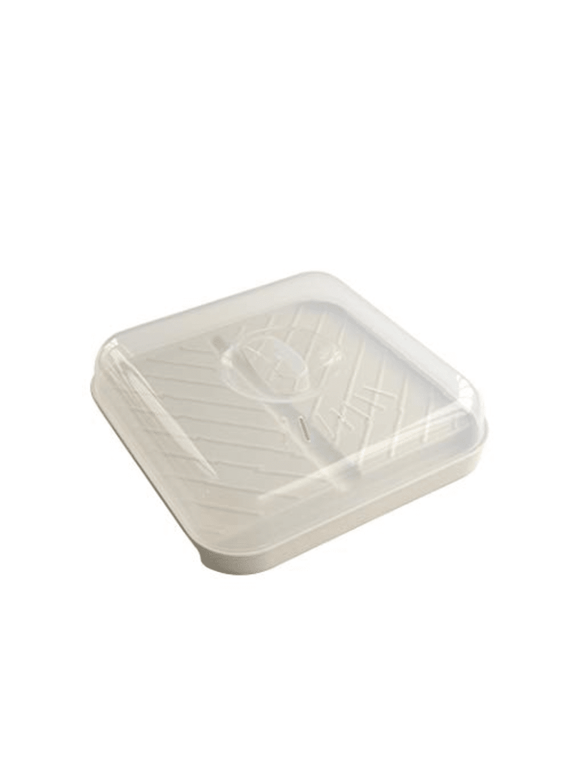 Nordic Ware - 60173 Nordic Ware Slanted Bacon and MeatTray, with Lid, White