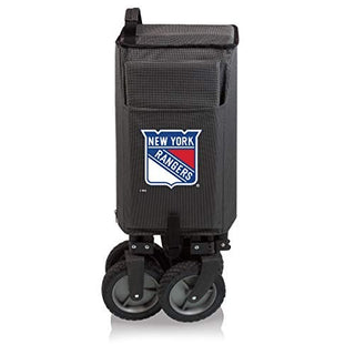 PICNIC TIME NHL New York Rangers Adventure Wagon Folding Wagon - Wagon Cart - Sport Utility Wagon - Beach Wagon Collapsible