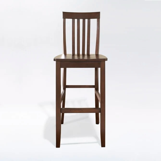 Crosley Furniture Schoolhouse Bar Stool (Set of 2), 24-inch, Black