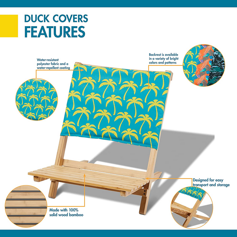 Duck Covers Bamboo Beach Chair