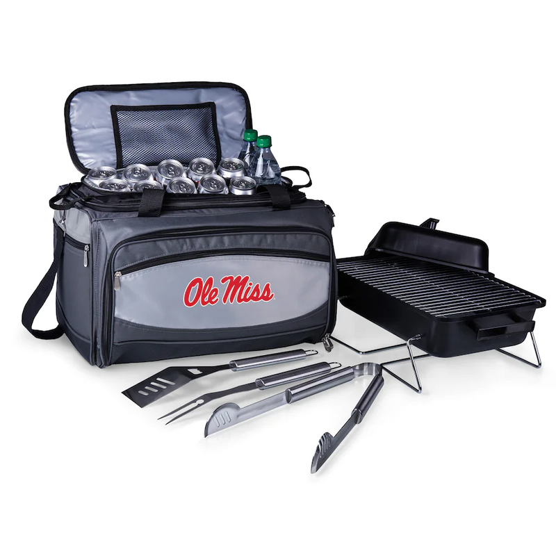 Ole Miss Rebels Portable Charcoal Grill & Cooler Tote