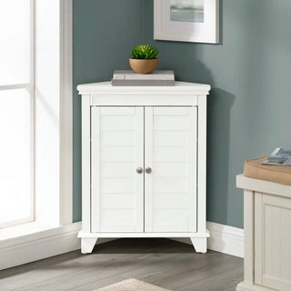 Crosley Furniture Lydia Corner Cabinet, White