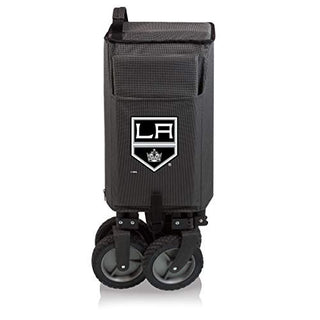 PICNIC TIME NHL Los Angeles Kings Adventure Wagon Folding Wagon - Wagon Cart - Sport Utility Wagon - Beach Wagon Collapsible