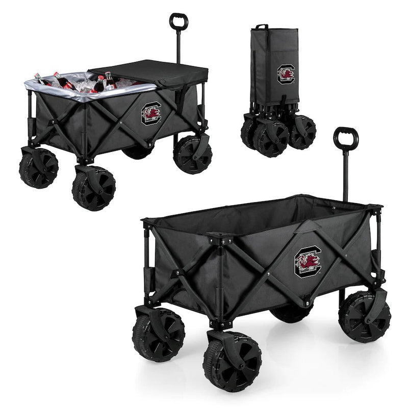 South Carolina Gamecocks Adventure Wagon Elite All-Terrain Folding Utility Wagon - Charcoal