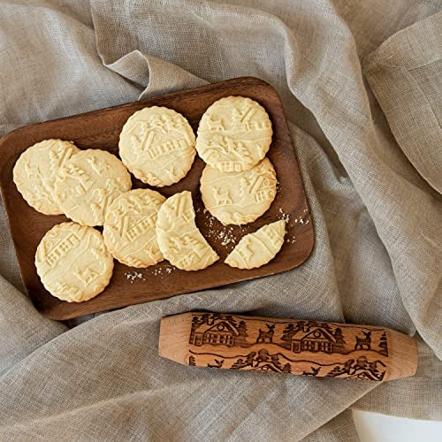 Woodland Embossed Rolling Pin