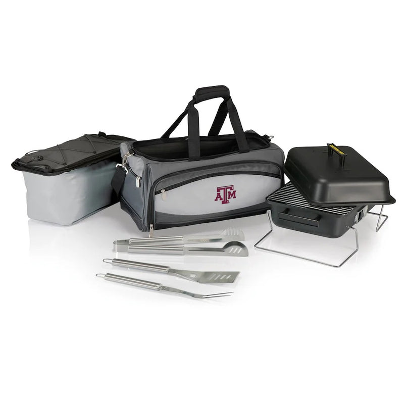 Texas A&M Aggies Portable Charcoal Grill & Cooler Tote