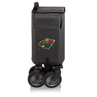 PICNIC TIME NHL Minnesota Wild Adventure Wagon Folding Wagon - Wagon Cart - Sport Utility Wagon - Beach Wagon Collapsible