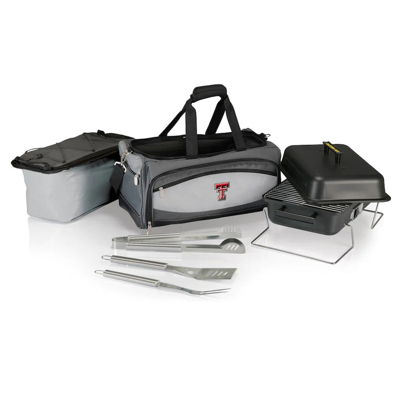 Texas Tech Red Raiders Portable Charcoal Grill & Cooler Tote