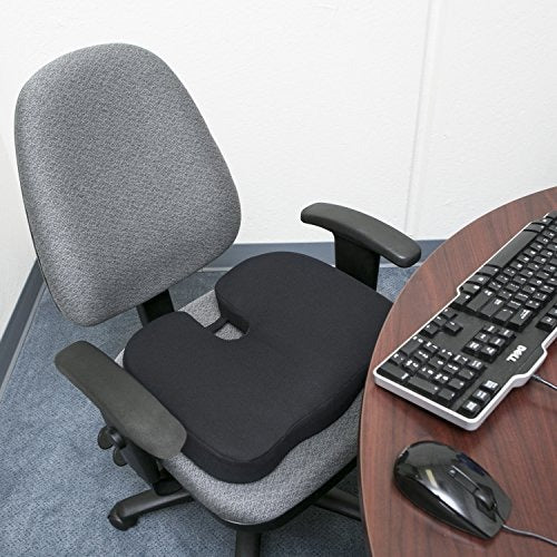Wagan IN9113 Relax Fusion Coccyx Memory Foam and Gel Seat Cushion